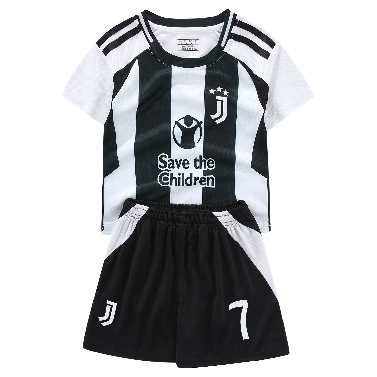 Juventus Ronaldo #7 Jersey & Shorts Set detail 5