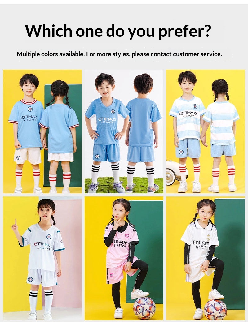 Manchester City Haaland Kids Football Jersey Kit detail 5