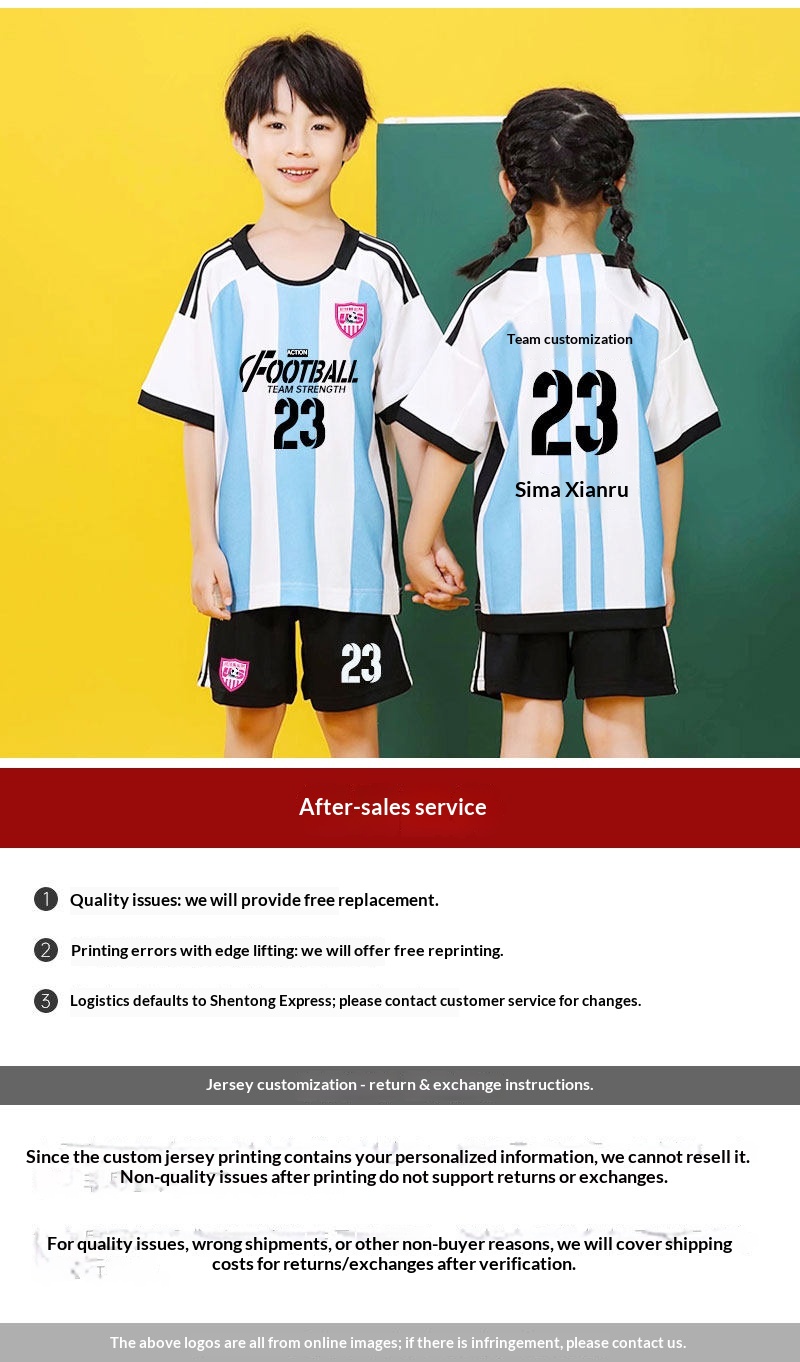 Manchester City Haaland Kids Football Jersey Kit detail 11