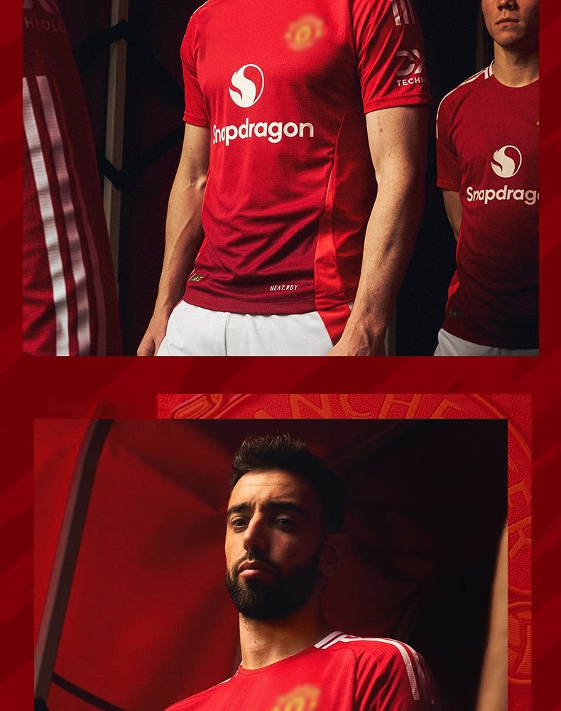 Manchester United 2526 Home/Away Jersey Kit with B.Fernandes & Garnacho Training Set detail 6
