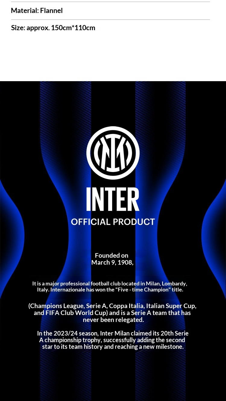 Inter Milan 25/26 Season Fan Jersey Kit detail 14