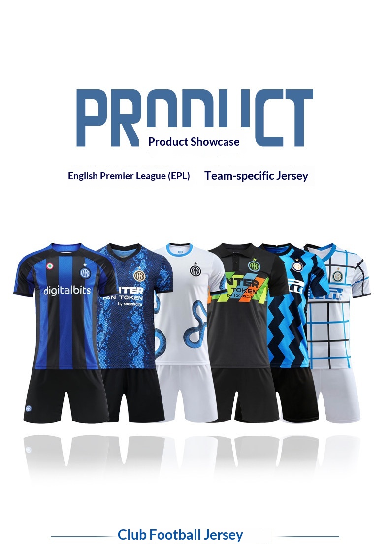 Inter Milan Home Jersey #10 Lautaro - Kids Customizable Football Kit detail 1