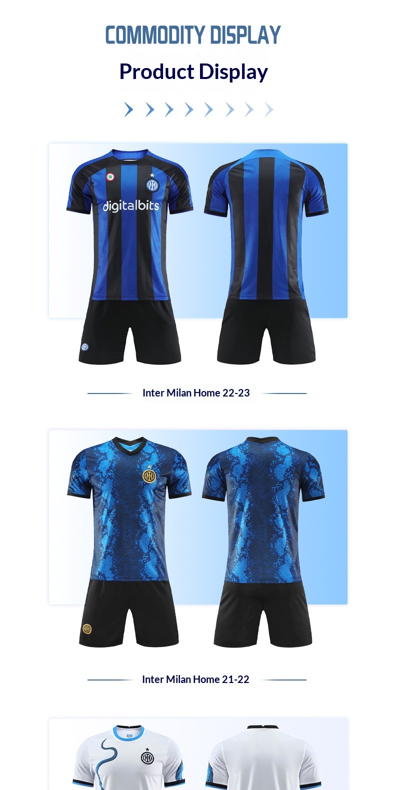 Inter Milan Home Jersey #10 Lautaro - Kids Customizable Football Kit detail 10