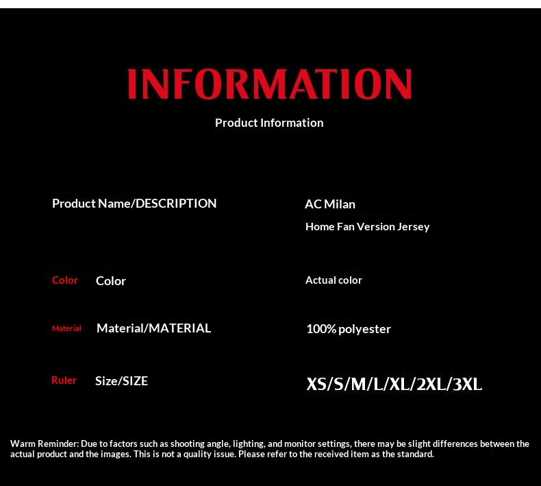 AC Milan 2025/2026 Home Fan Jersey detail 12