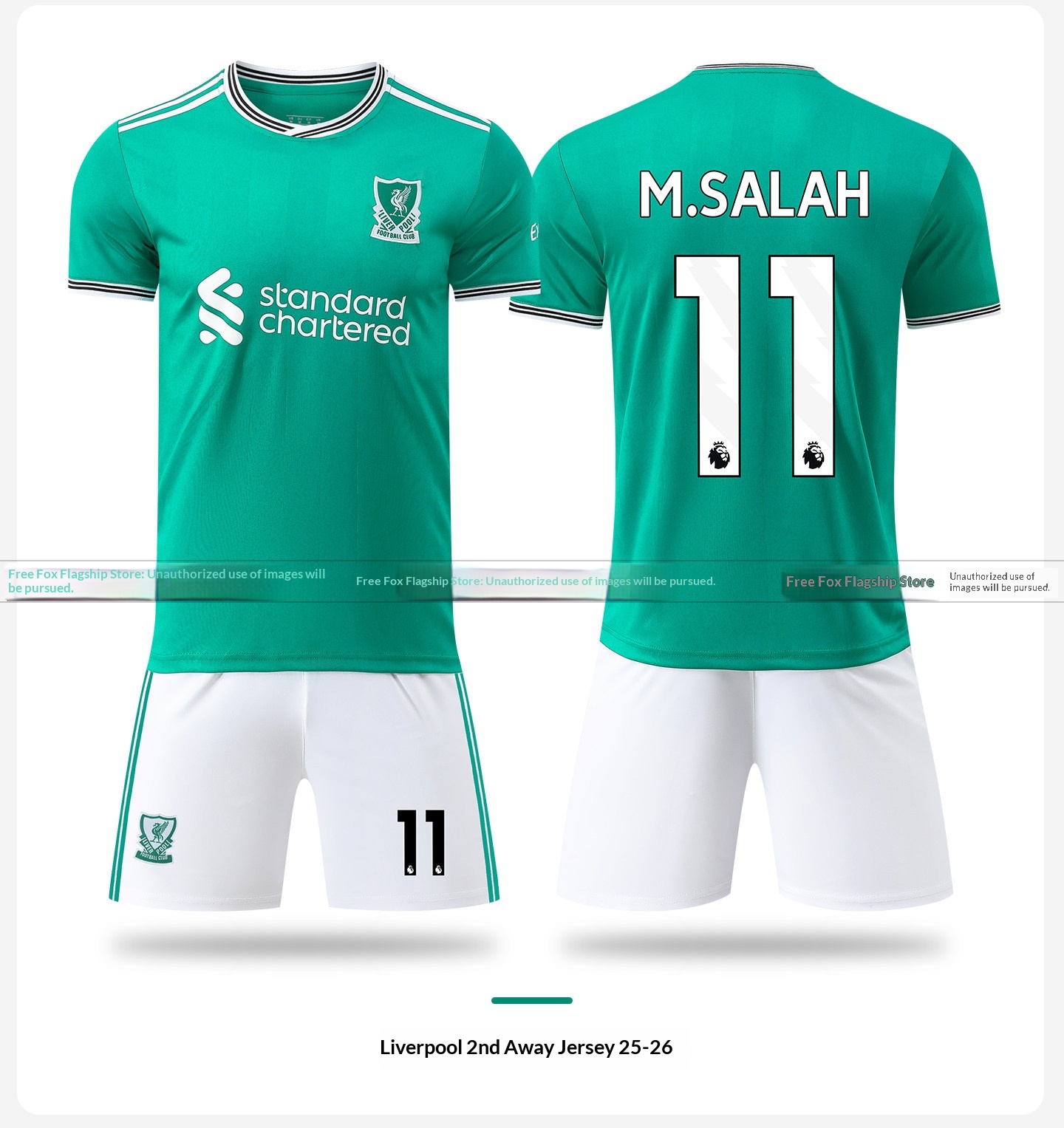 Liverpool FC 25/26 Home Jersey Kit - Salah, Jota, Szoboszlai - Kids Customizable Match Set detail 9