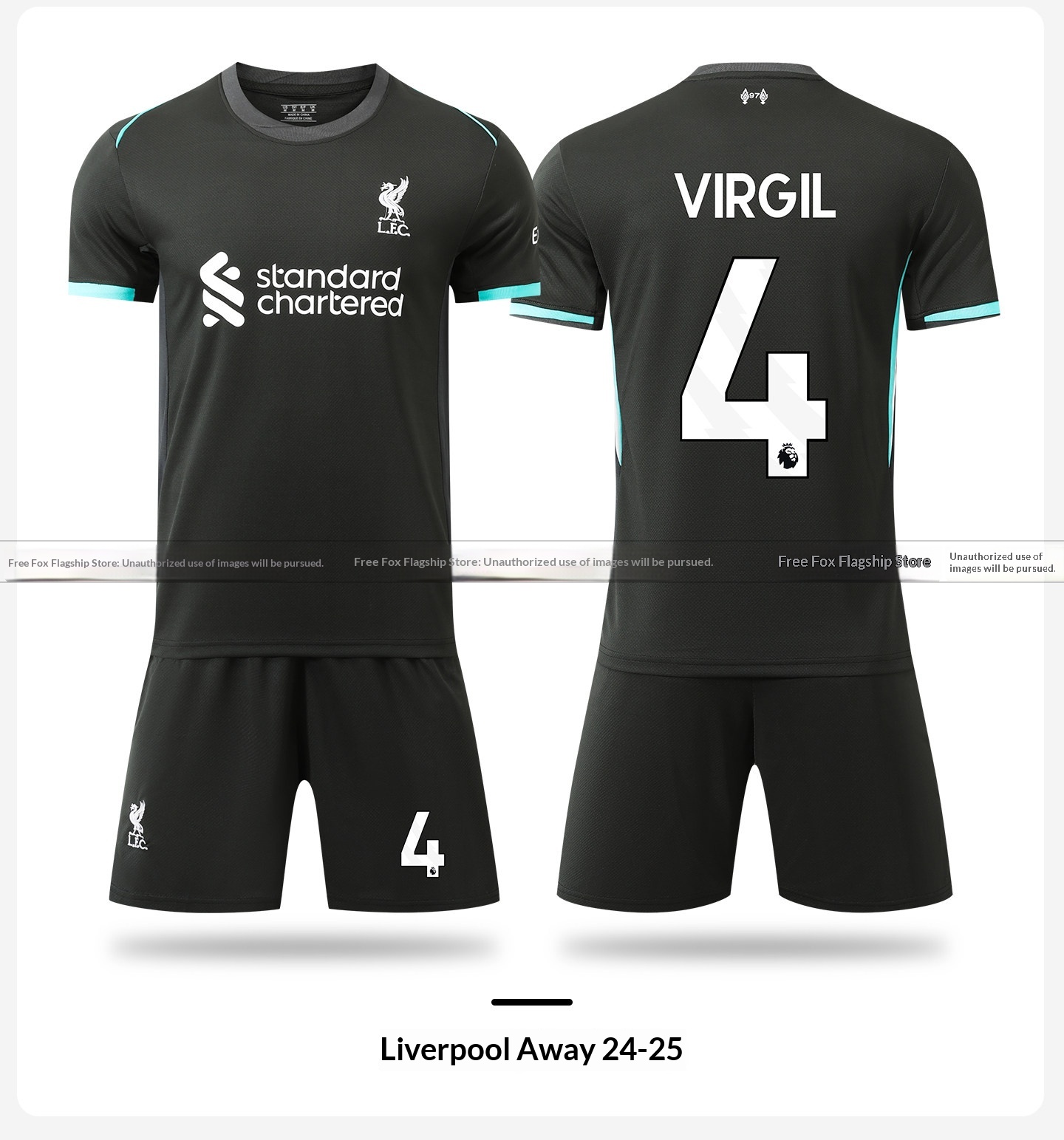 Liverpool FC 25/26 Home Jersey Kit - Salah, Jota, Szoboszlai - Kids Customizable Match Set detail 11