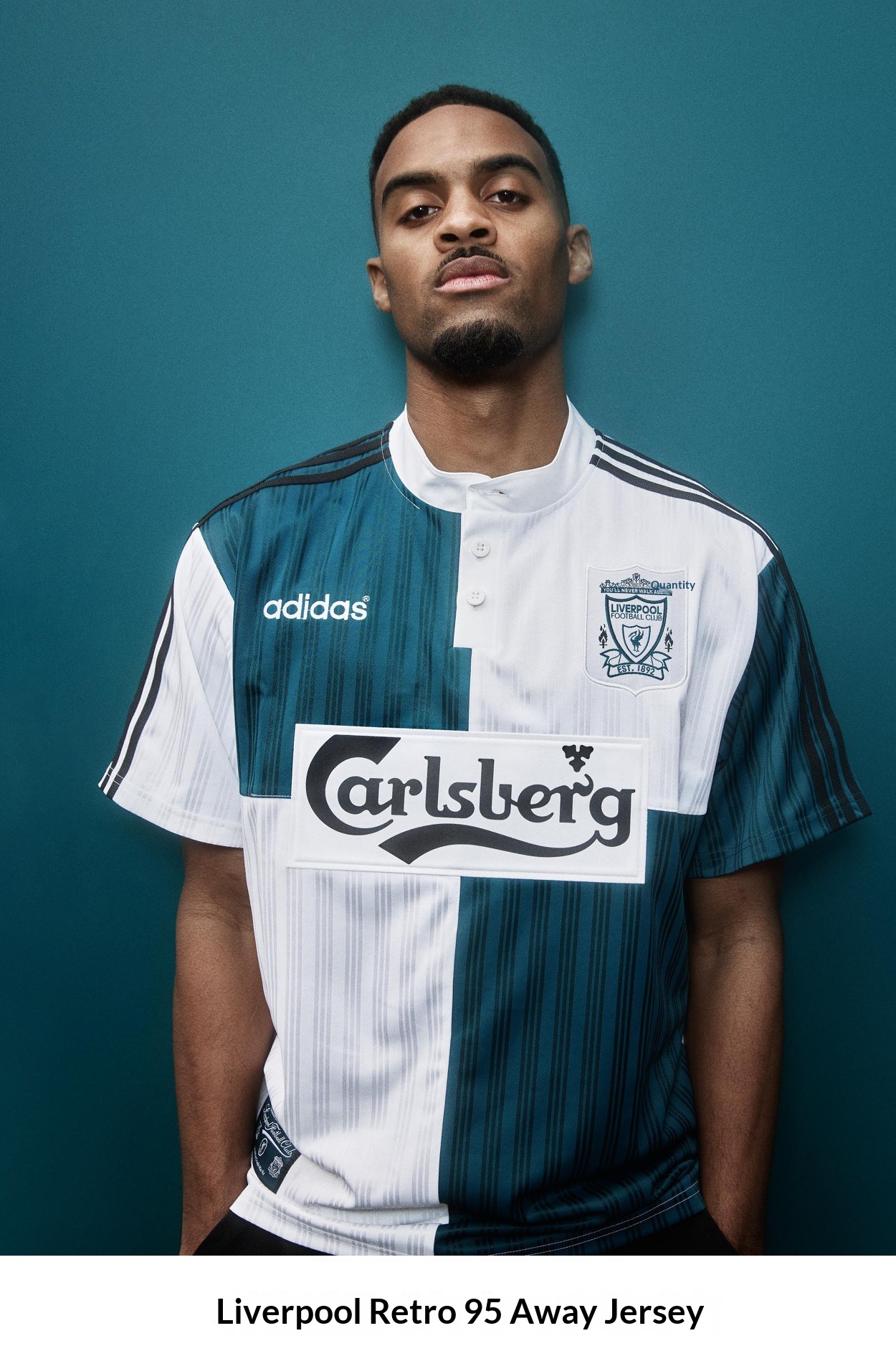 Liverpool FC Away Jersey Short Sleeve T-Shirt detail 1