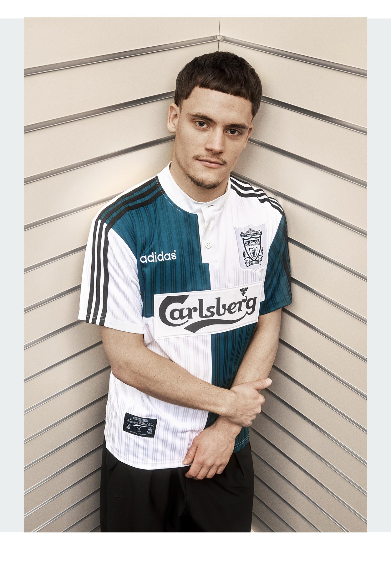 Liverpool FC Away Jersey Short Sleeve T-Shirt detail 7