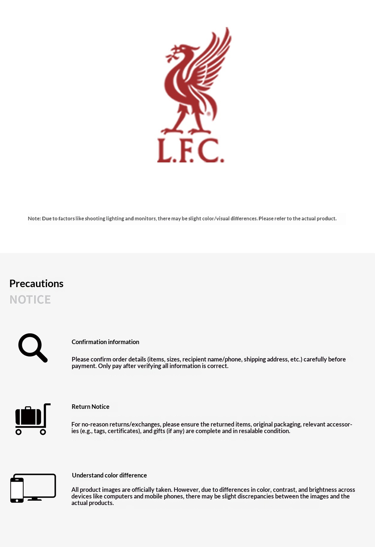 Liverpool FC Away Jersey Short Sleeve T-Shirt detail 11