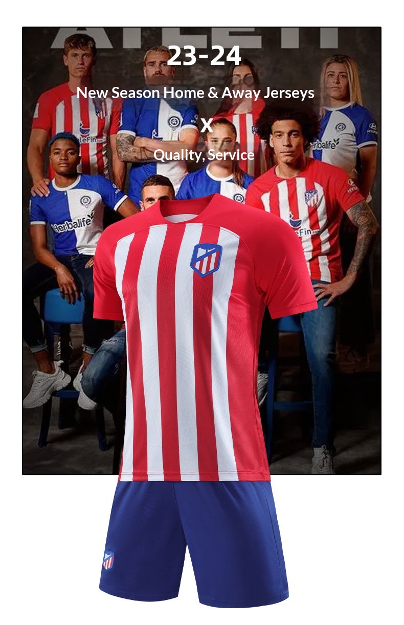 Atletico Madrid Home & Away #7 Griezmann Jersey - Men's & Women's Football Kit detail 1