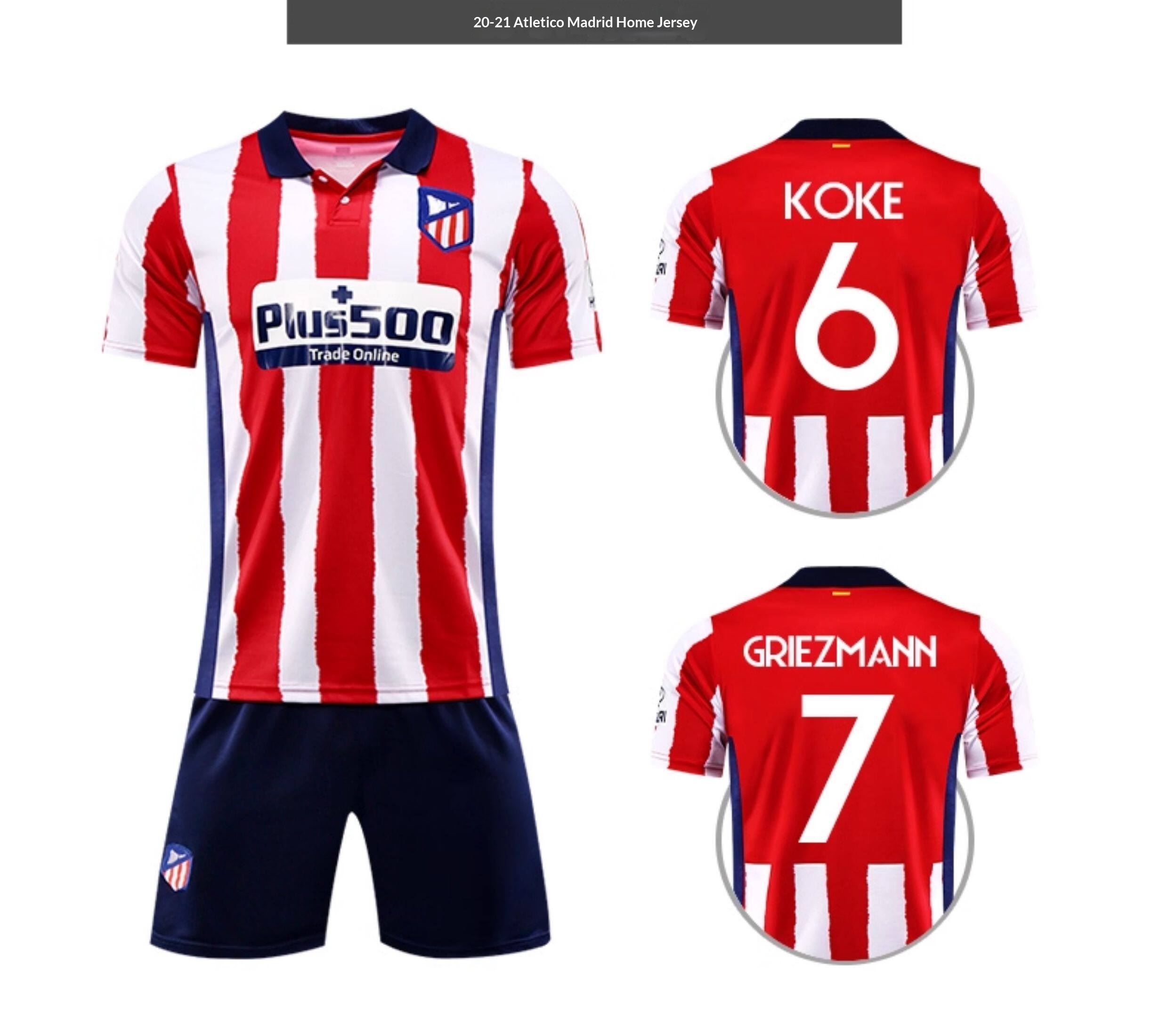 Atletico Madrid Home & Away #7 Griezmann Jersey - Men's & Women's Football Kit detail 11