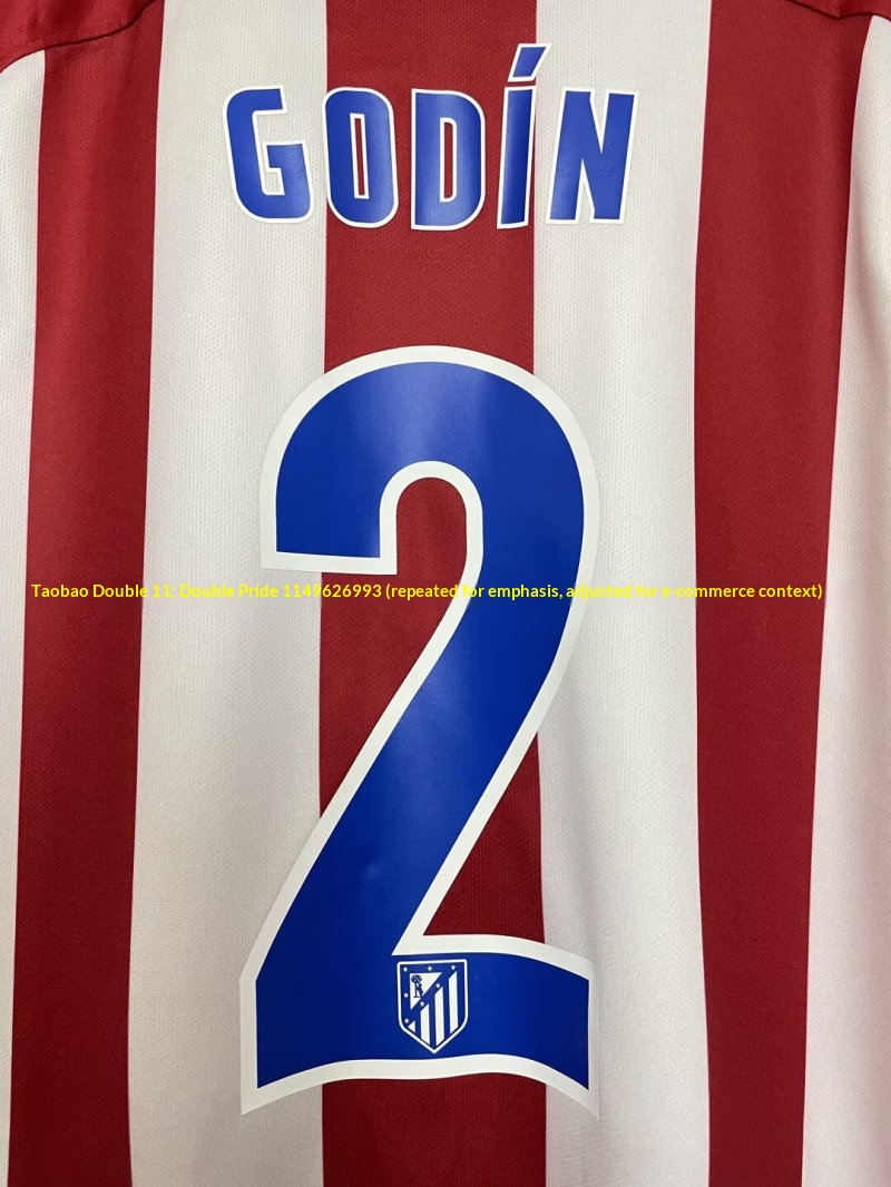 Atletico Madrid 16-17 Home Jersey - Godin 2, Carrasco 10, Griezmann 7 detail 3