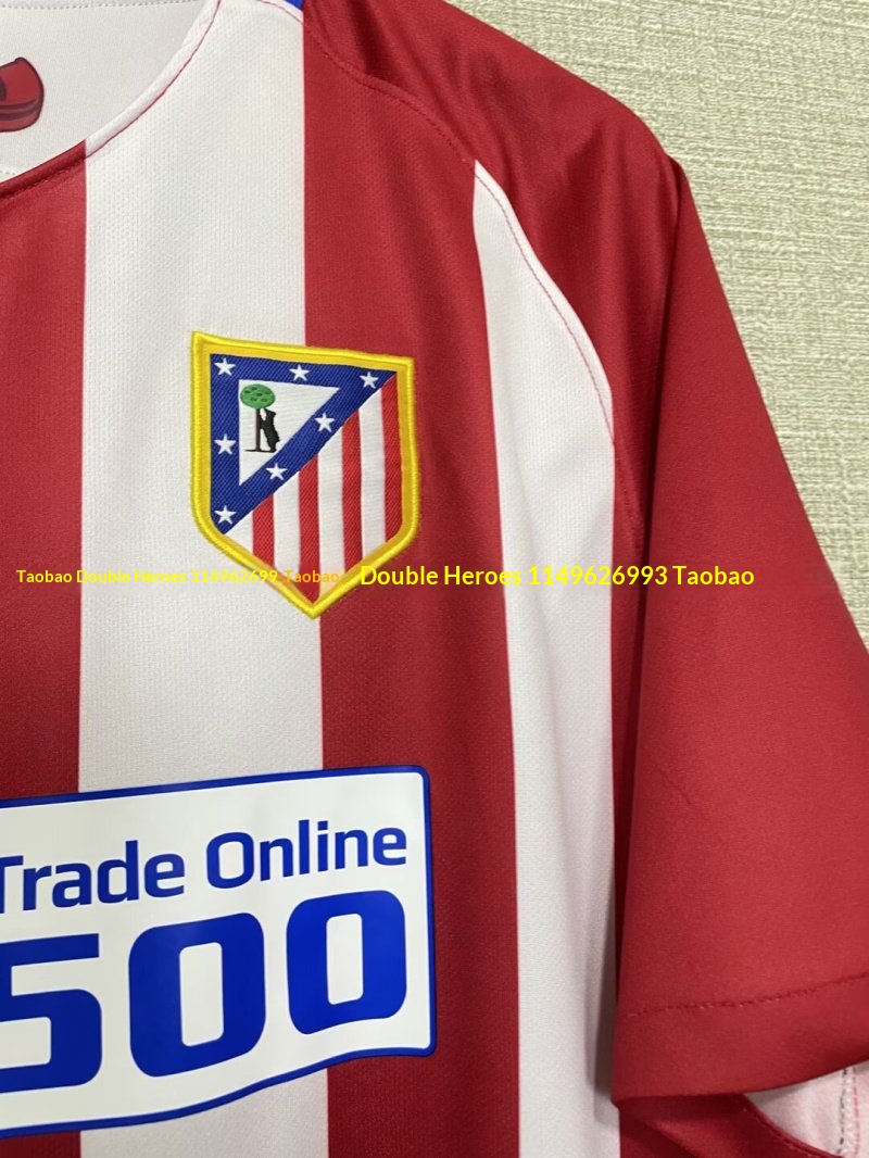 Atletico Madrid 16-17 Home Jersey - Godin 2, Carrasco 10, Griezmann 7 detail 4