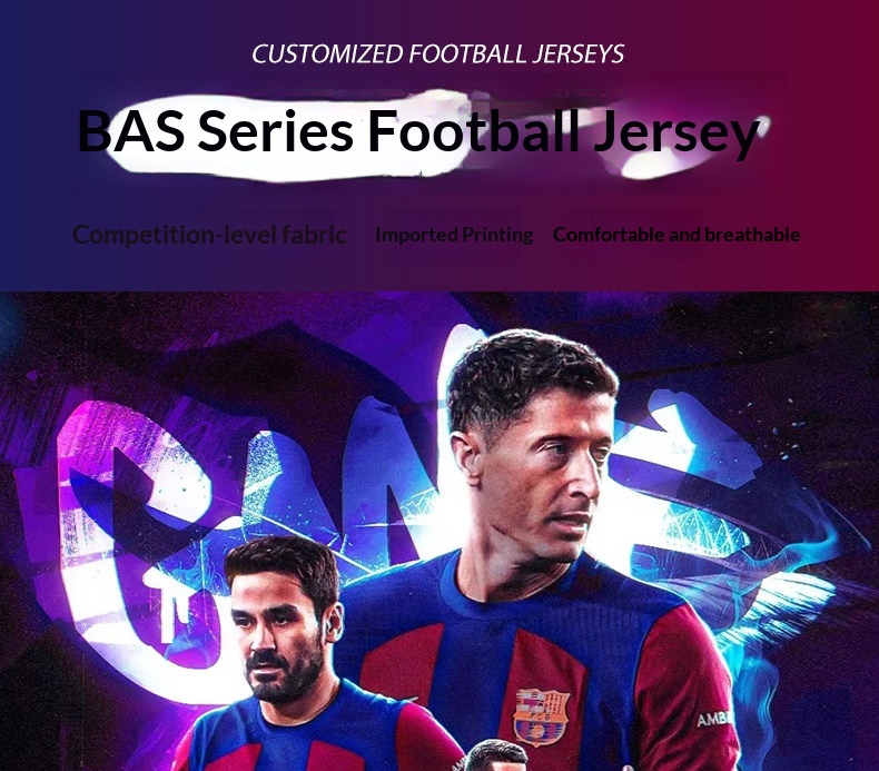 Barcelona Training Kit - Lewandowski, Messi, Yamal Jersey Set for Kids detail 2