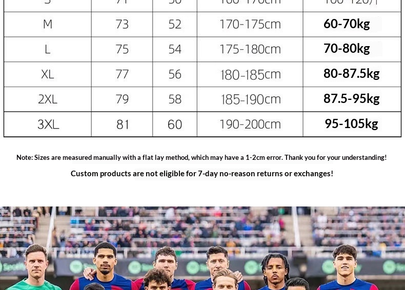 Barcelona Training Kit - Lewandowski, Messi, Yamal Jersey Set for Kids detail 5