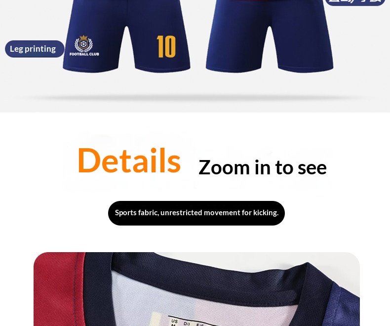 Barcelona Training Kit - Lewandowski, Messi, Yamal Jersey Set for Kids detail 13