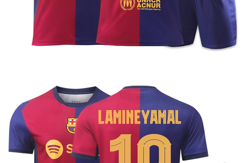 Barcelona Training Kit - Lewandowski, Messi, Yamal Jersey Set for Kids detail 19