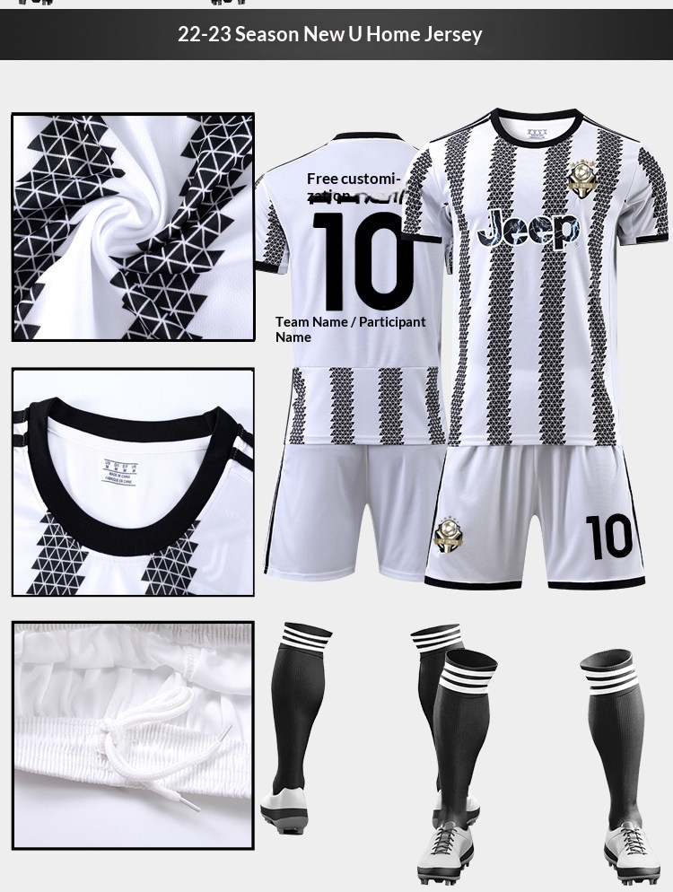 Barcelona Real Madrid Juventus PSG Custom Football Jersey Kit detail 9