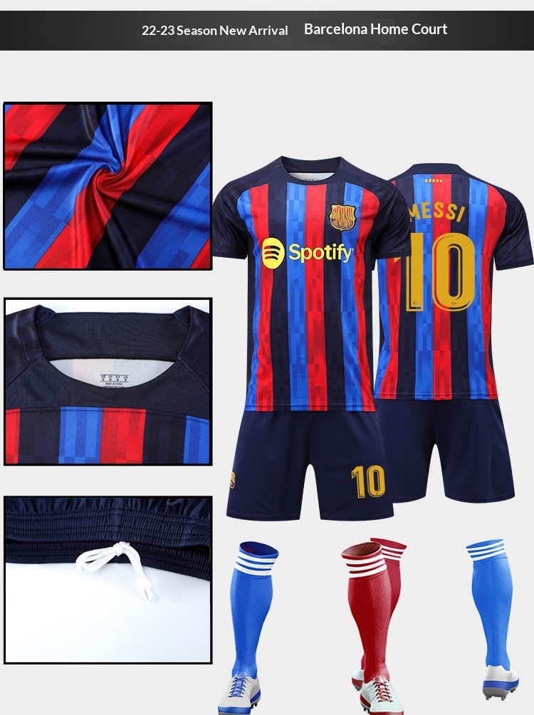 Barcelona Real Madrid Juventus PSG Custom Football Jersey Kit detail 11