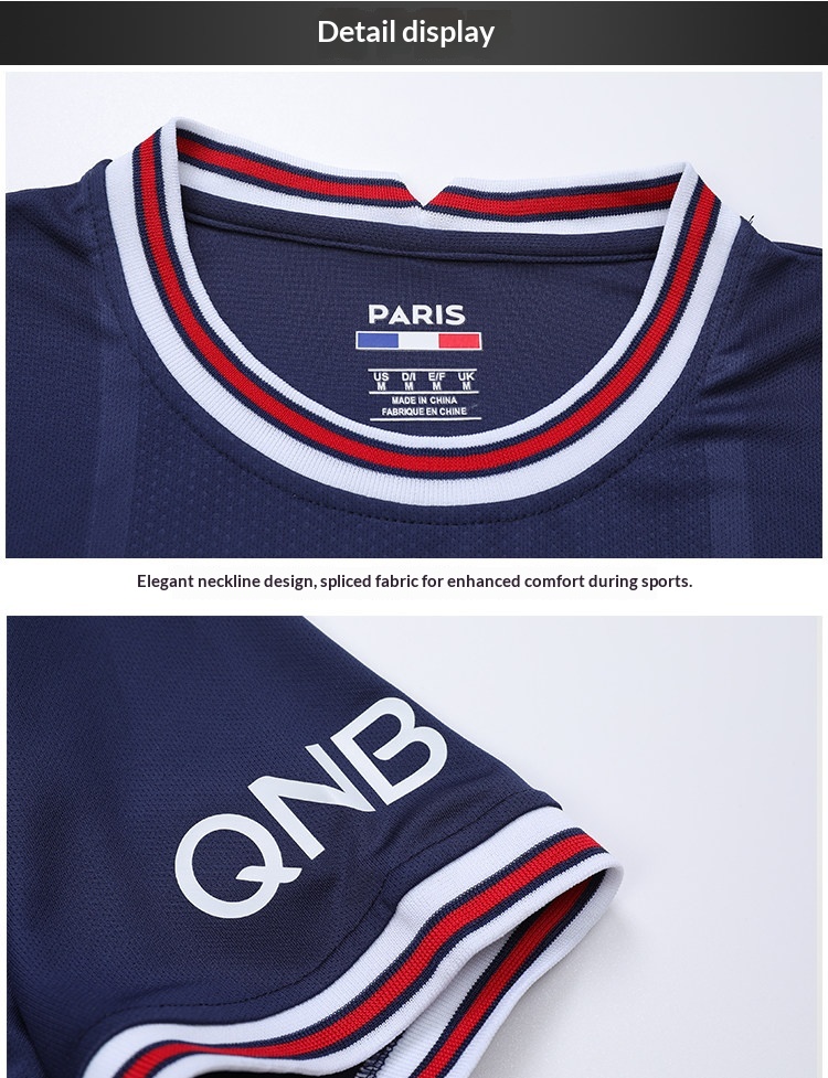 Barcelona Real Madrid Juventus PSG Custom Football Jersey Kit detail 17