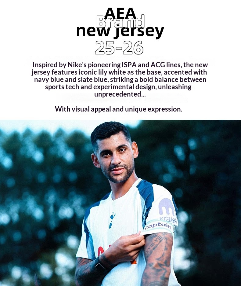 Tottenham Hotspur 25-26 Home/Away Son Heung-min Training Kit Set - Customizable detail 2