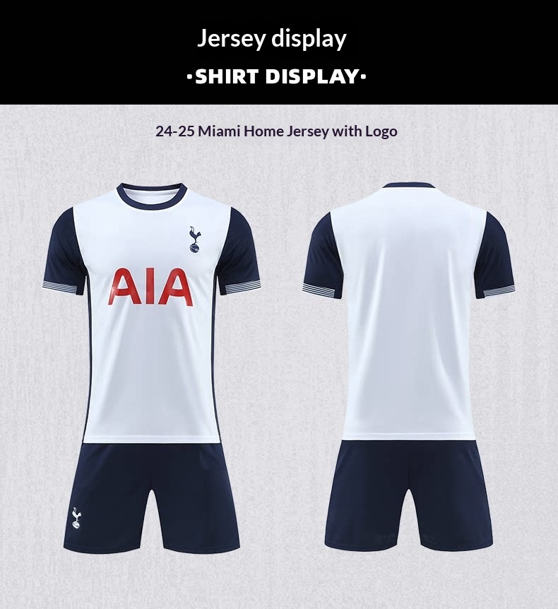 Tottenham Hotspur 25-26 Home/Away Son Heung-min Training Kit Set - Customizable detail 11