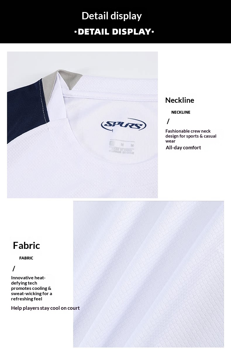 Tottenham Hotspur 25-26 Home/Away Son Heung-min Training Kit Set - Customizable detail 14