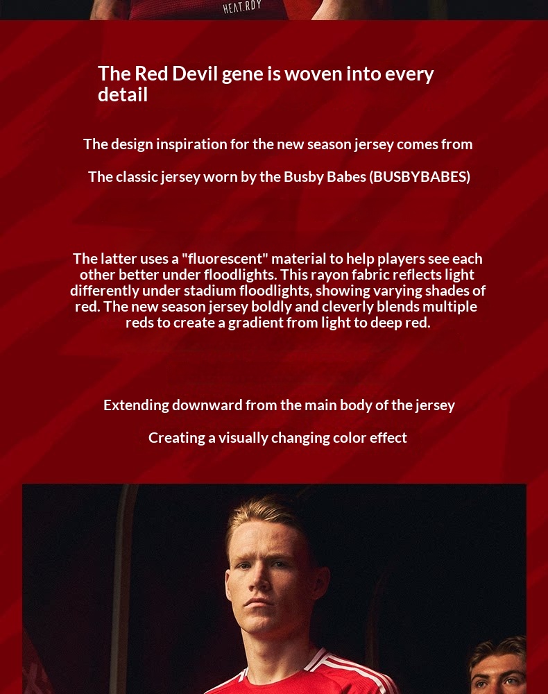 Manchester United 8 Bruno Fernandes Home/Away Kids Football Jersey Set detail 5