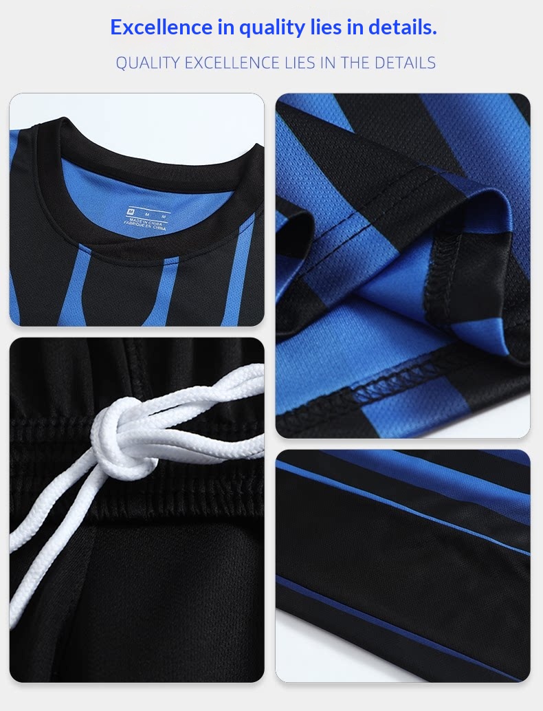 Inter Milan 2526 Kids Football Kit - Custom Jersey & Shorts Set detail 4