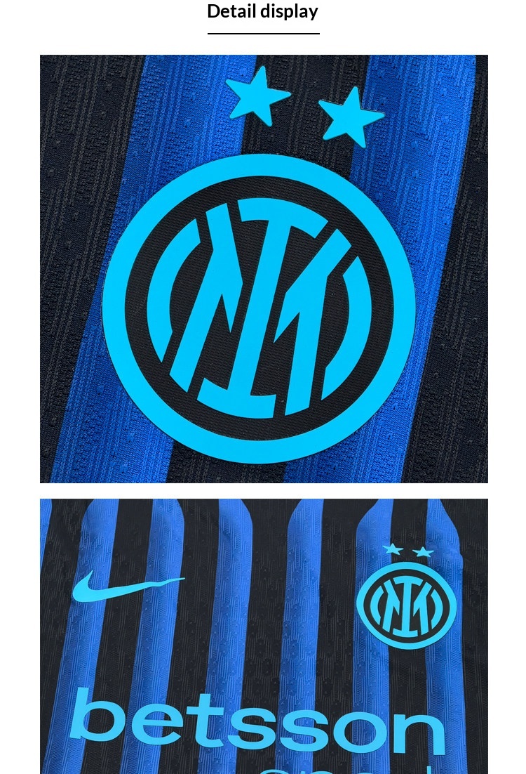 Inter Milan 25-26 Home Jersey Player Version detail 8