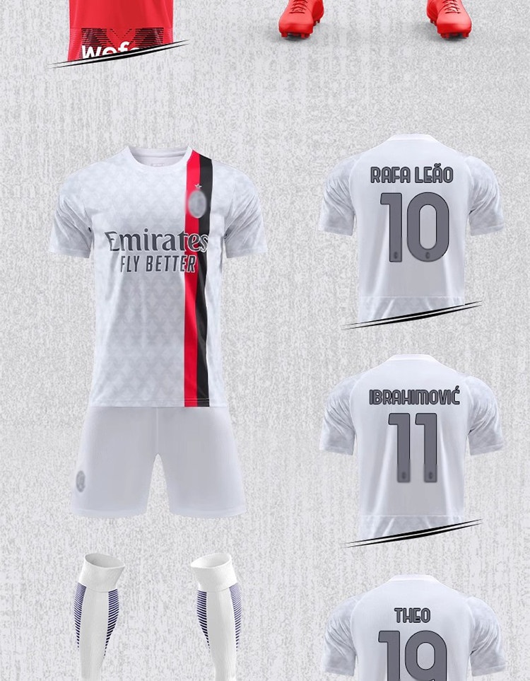 AC Milan 25-26 Jersey Kit - Modrić Football Shirt Set for Men & Kids detail 12
