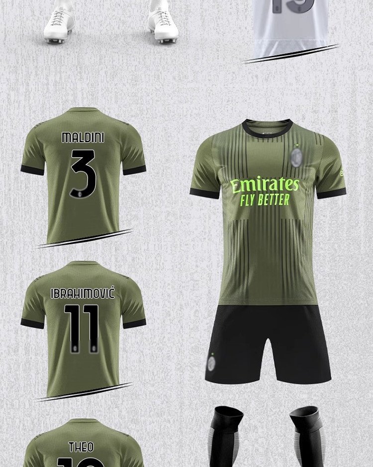 AC Milan 25-26 Jersey Kit - Modrić Football Shirt Set for Men & Kids detail 13