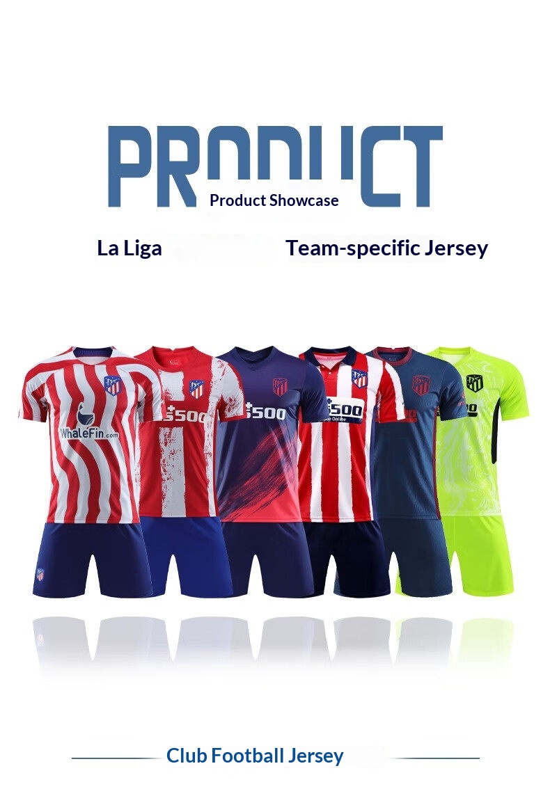 Atletico Madrid 24-25 Home Jersey Kit with Griezmann Print detail 1
