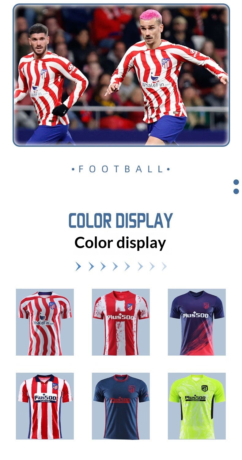 Atletico Madrid 24-25 Home Jersey Kit with Griezmann Print detail 2