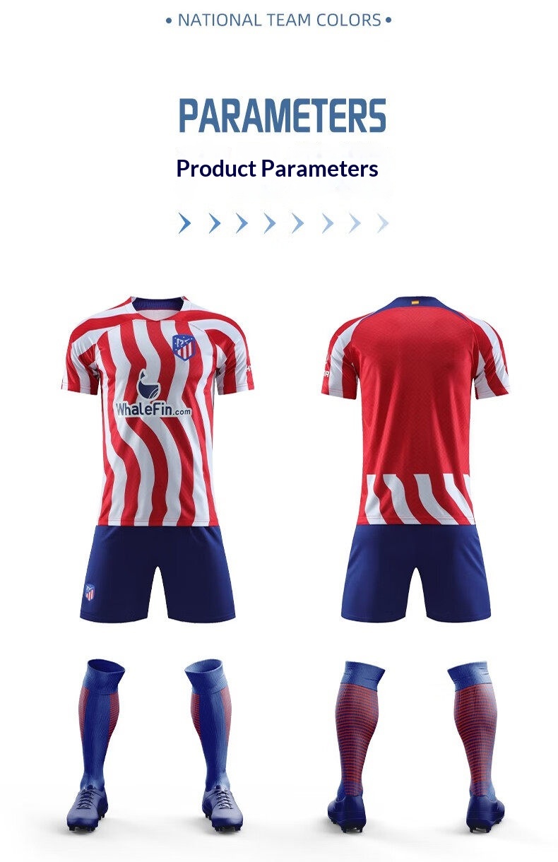 Atletico Madrid 24-25 Home Jersey Kit with Griezmann Print detail 3