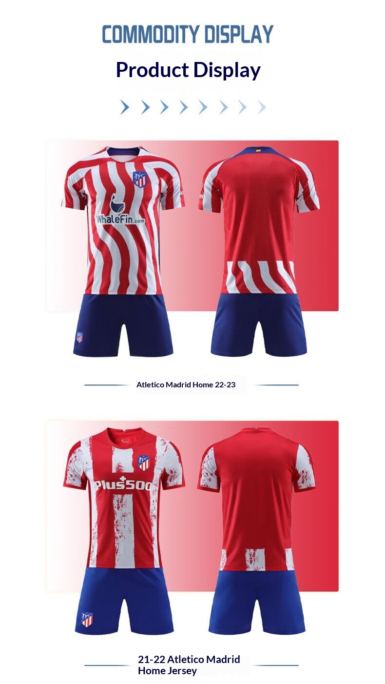 Atletico Madrid 24-25 Home Jersey Kit with Griezmann Print detail 7