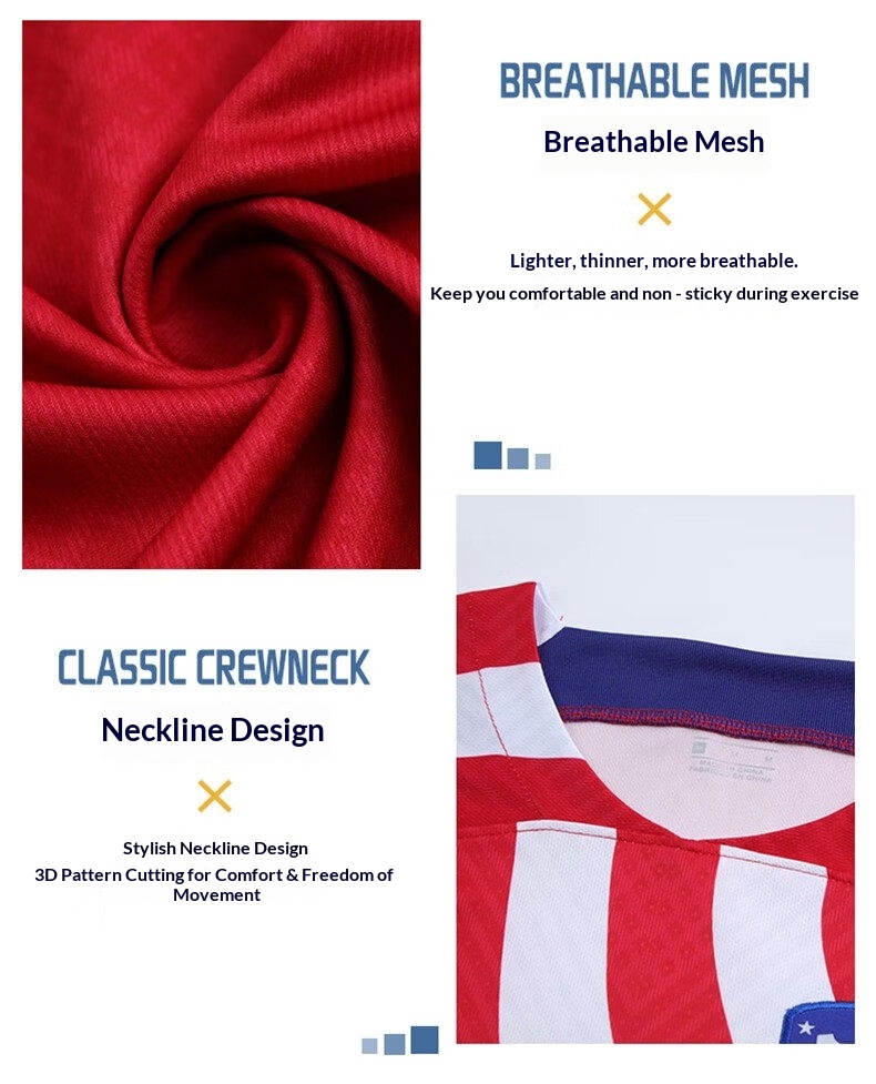 Atletico Madrid 24-25 Home Jersey Kit with Griezmann Print detail 10