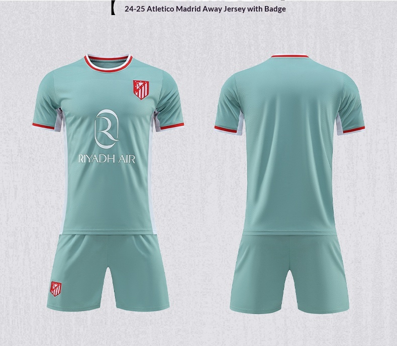 Atletico Madrid 2526 Home Kit #19 Alvarez Jersey Set detail 12