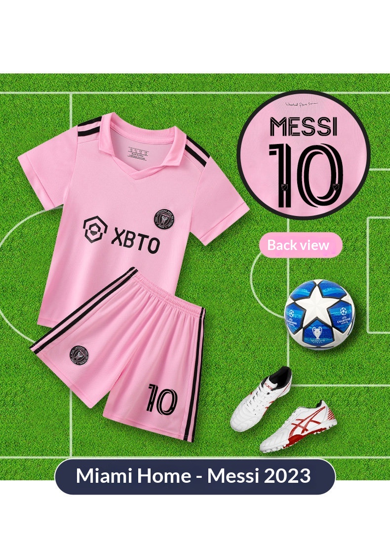 Barcelona Kids Football Kit - Messi #10 Jersey Set detail 7