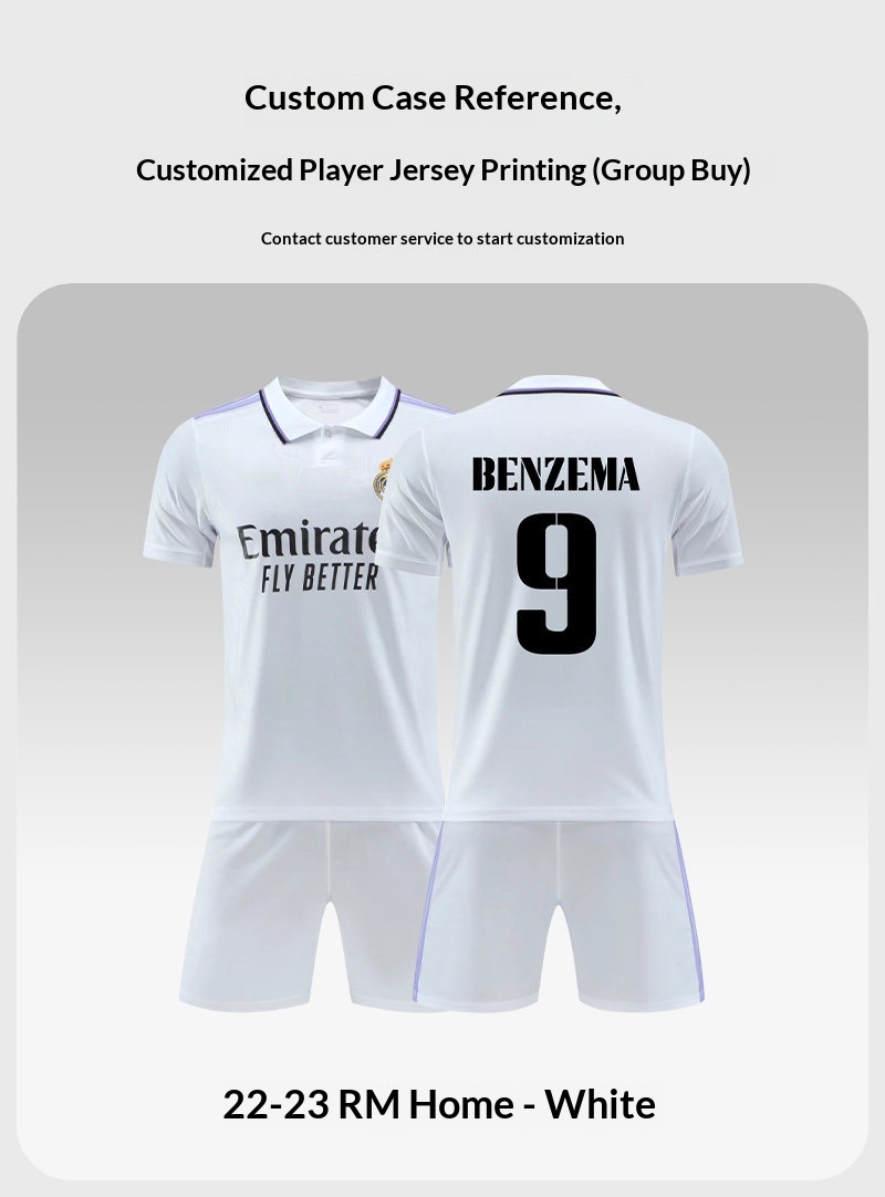 Real Madrid 2026 Jersey Kit - Custom Ronaldo #7, Mbappe, Bellingham Training Set for Men & Youth detail 6