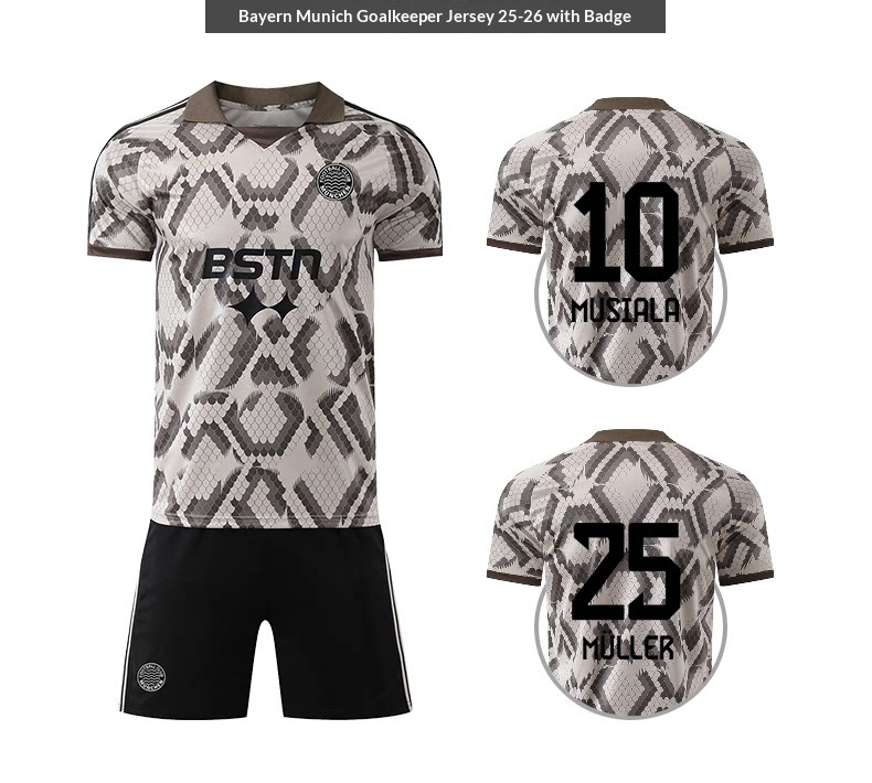 Bayern Munich 25/26 Home & Away Jersey Kit - Kane Custom Football Uniform Set for Men & Kids detail 8