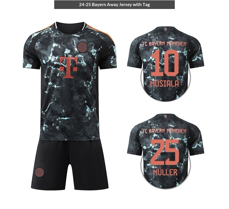 Bayern Munich 25/26 Home & Away Jersey Kit - Kane Custom Football Uniform Set for Men & Kids detail 10