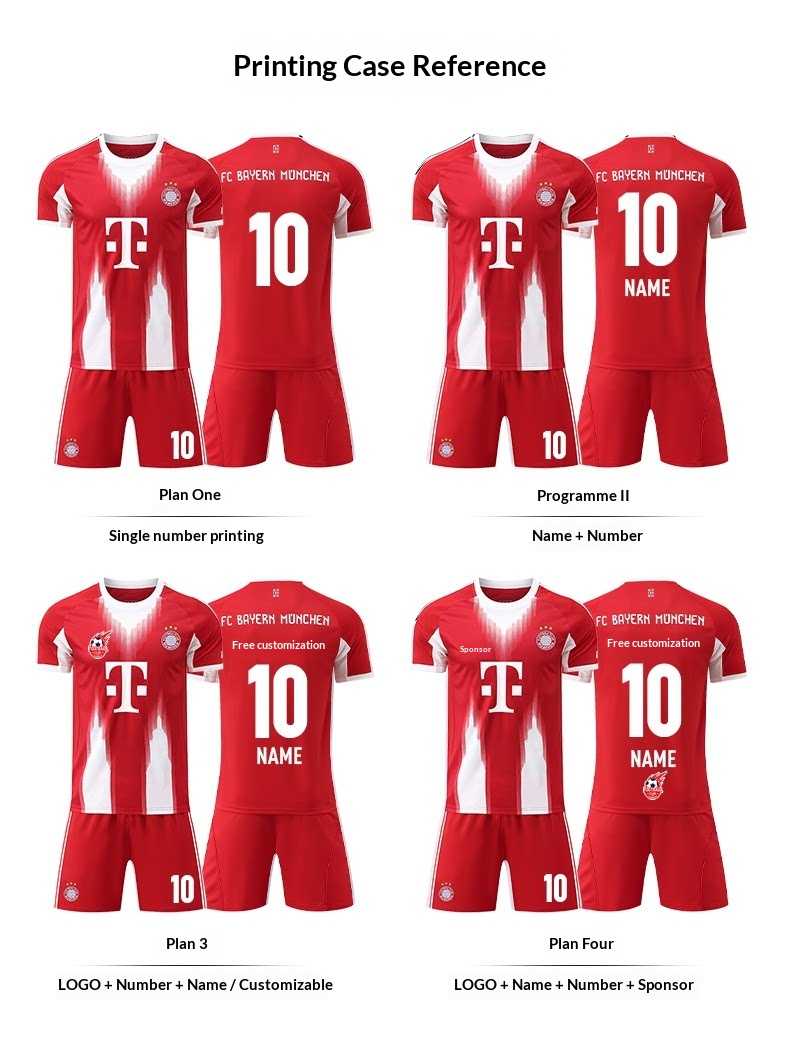 Bayern Munich 25/26 Home & Away Jersey Kit - Kane Custom Football Uniform Set for Men & Kids detail 12