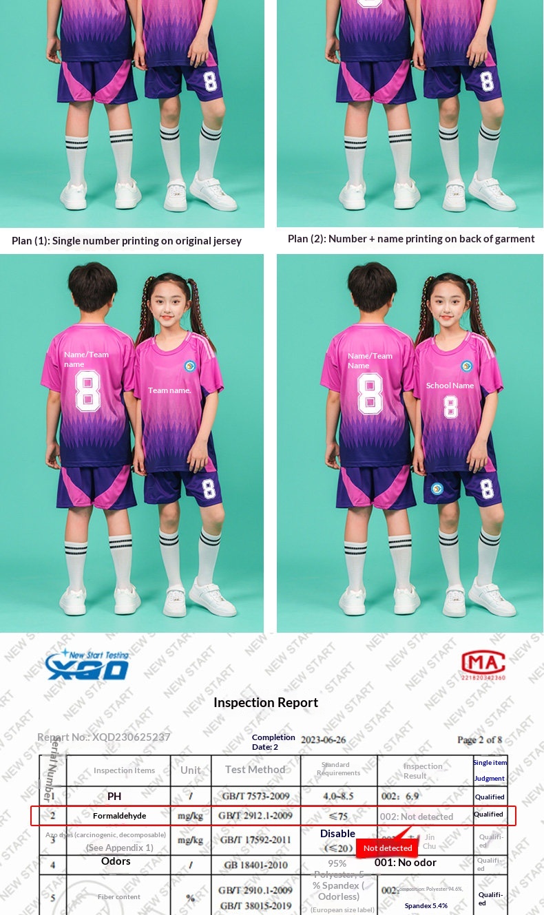 2024欧洲杯儿童足球球衣套装阿根廷梅西法德国葡萄牙罗纳尔多球衣定制 detail 7