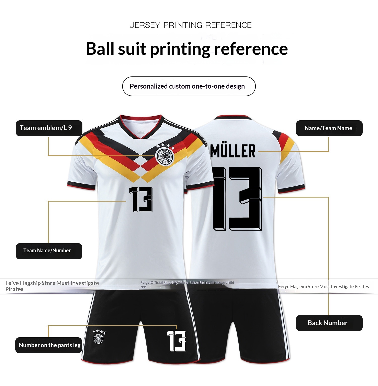 Germany National Team 2526 Home Jersey Kit - Muller Havertz Kids Long Sleeve Set detail 6