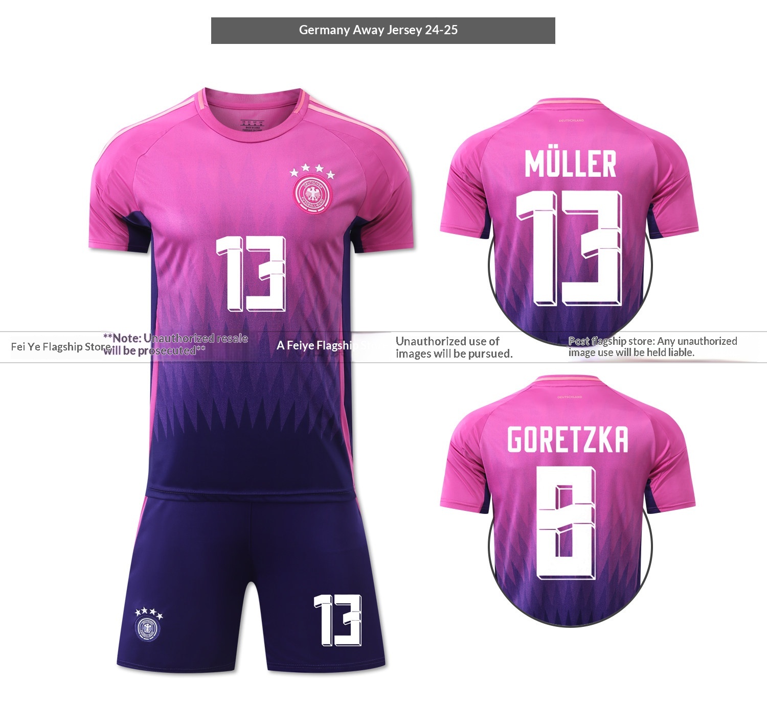 Germany National Team 2526 Home Jersey Kit - Muller Havertz Kids Long Sleeve Set detail 10
