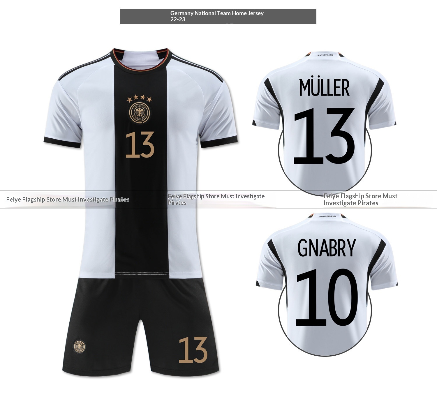 Germany National Team 2526 Home Jersey Kit - Muller Havertz Kids Long Sleeve Set detail 11