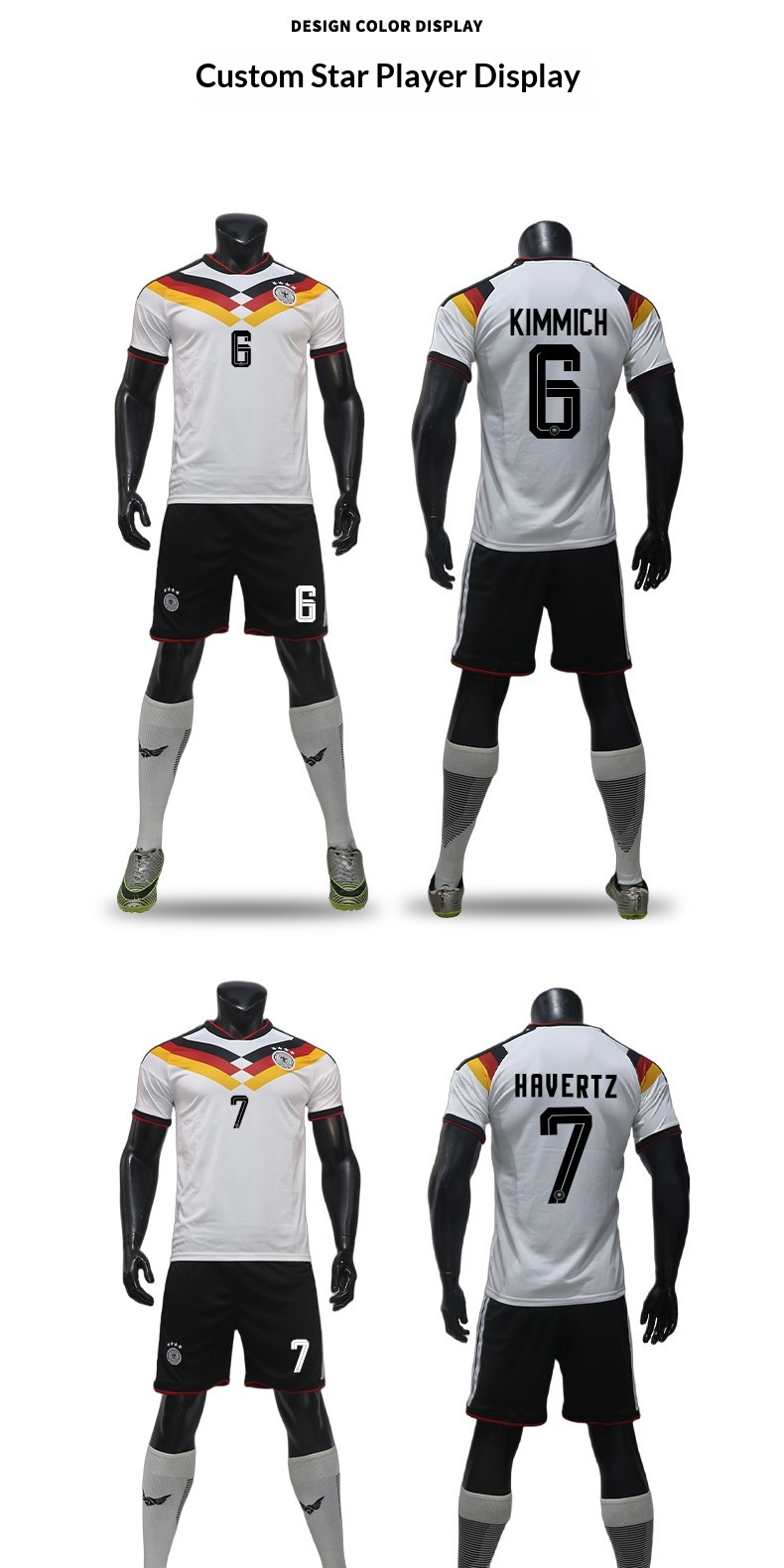 Germany Home Jersey 26/27 National Team World Cup Musiala Football Kit Set detail 6