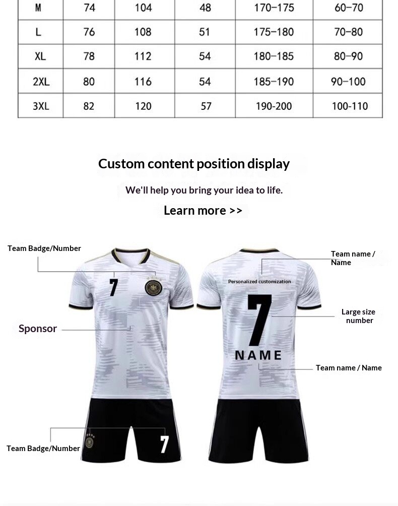 Germany 2024 Euro Cup Jersey #13 Muller Havertz Home/Away Kit Set detail 8