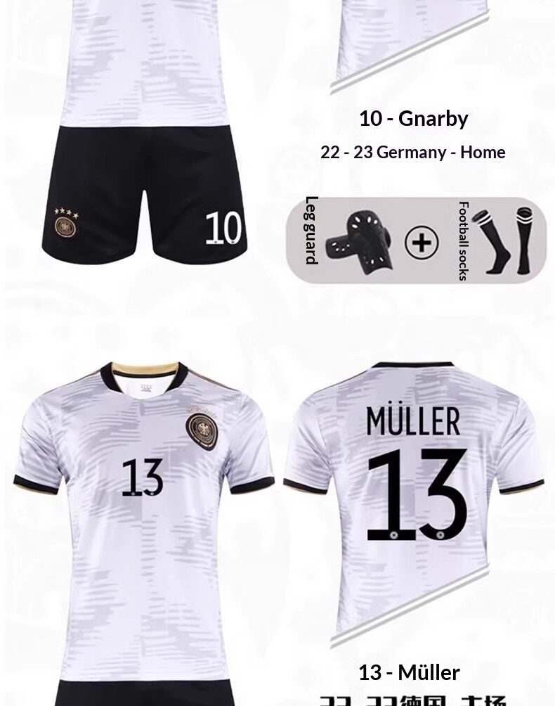 Germany 2024 Euro Cup Jersey #13 Muller Havertz Home/Away Kit Set detail 13